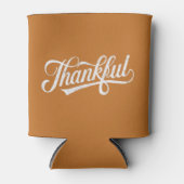 Retro Dankbare Thanksgiving Herfst Cadeau Blikjeskoeler (Voorkant)
