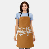 Retro Dankbare Thanksgiving Herfst Cadeau Schort (Gedragen)