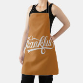 Retro Dankbare Thanksgiving Herfst Cadeau Schort (Insitu)