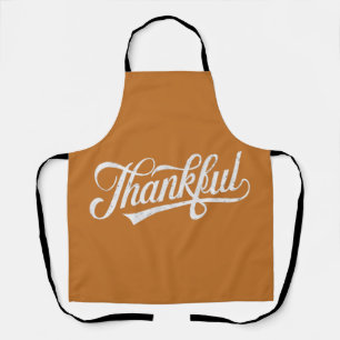 Retro Dankbare Thanksgiving Herfst Cadeau Schort