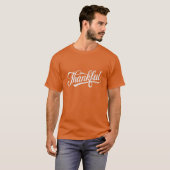 Retro Dankbare Thanksgiving Herfst Cadeau T-shirt (Voorkant volledig)