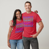Retro Dans Ik Hou van Dansen Danser Tiener Student T-shirt (Unisex)