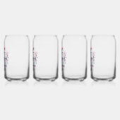 Retro Dansen Gewoon Een Meisje Dat Liefst Danst Blikvorm Glas (Links)