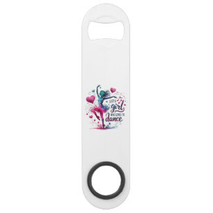 Retro Dansen Gewoon Een Meisje Dat Liefst Danst Speed Flessenopener