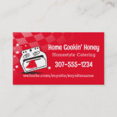 retro dansen kachel oven visitekaartje bruin, H... (Voorkant)