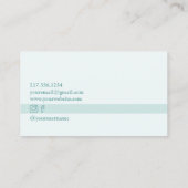 Retro Dansend Green Custom Visitekaartje (Achterkant)