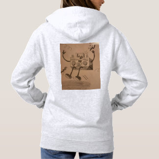 Retro Dansende Boombox Hoodie