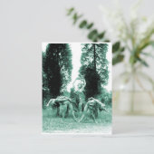 Retro  dansende vrouwen Wilde vrouwen Briefkaart (Staand voorkant)