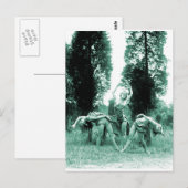 Retro  dansende vrouwen Wilde vrouwen Briefkaart (Voorkant / Achterkant)