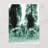 Retro  dansende vrouwen Wilde vrouwen Briefkaart (Voorkant)