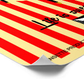 Retro Dansette recordspeler Pop Art poster (Hoek)