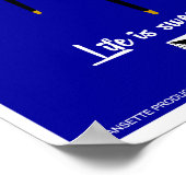 Retro Dansette recordspeler Pop Art poster (Hoek)