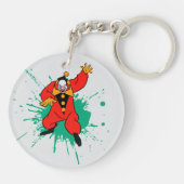 Retro Daphne Scooby-Doo Flower Power Sleutelhanger (Achterkant)