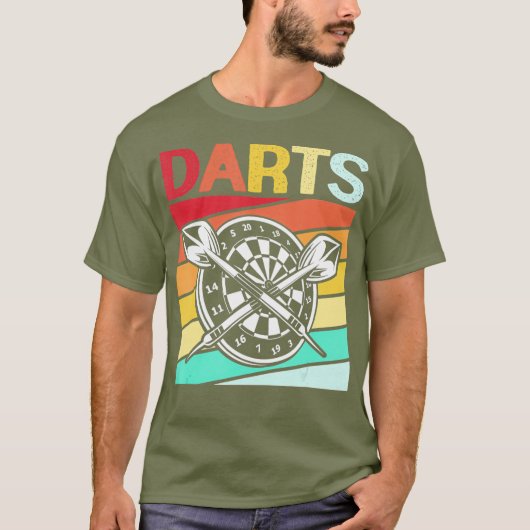  Retro Dart T-shirt (Voorkant)