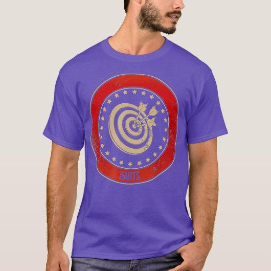Retro Darts - Dartboard T-shirt (Voorkant)