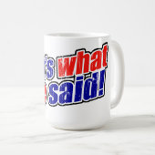 Retro, dat is wat ze zei Mok (Voorkant rechts)