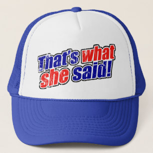 Retro dat zei ze Trucker Hat Pet