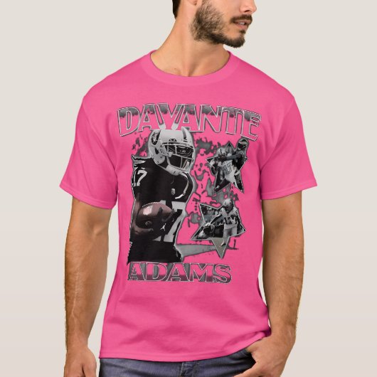 Retro Davante Adams T-shirt (Voorkant)