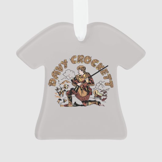 Retro Davy Crockett Ornament (achterkant)