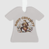 Retro Davy Crockett Ornament (voorkant)