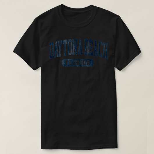 Retro Daytona Beach Florida  Throwback vaca T-shirt (Design voorkant)
