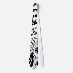 Retro Dazzle Doodle Necktie Stropdas