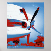 Retro DC-3 Poster (Voorkant)