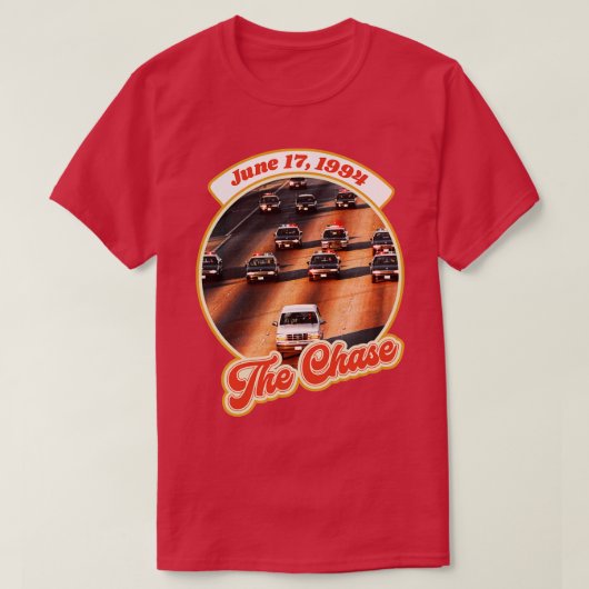 Retro De achtervolging PB 1994 Infamy Design T-shirt (Design voorkant)