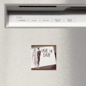 Retro De datum opslaan Magneet (Insitu (Vaatwasser))