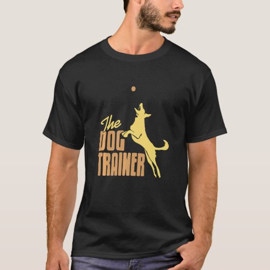 Retro de DOG Trainer Geweldige Dog Trainer Design T-shirt (Voorkant)