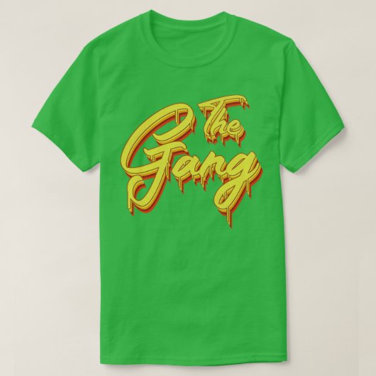 Retro de gang t-shirt (Design voorkant)