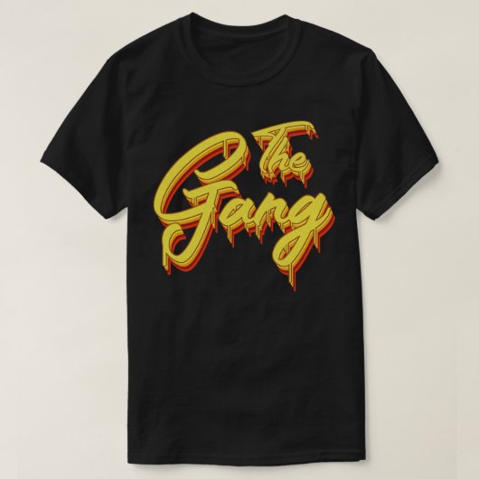 Retro de gang t-shirt (Design voorkant)