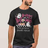 Retro de Groovy Ghouls Squad Halloween T-shirt (Voorkant)
