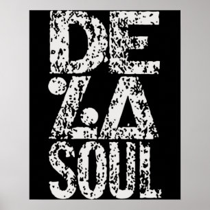 Retro de la Soul muziekcadeaus voor ventilatoren Poster