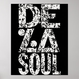 Retro de la Soul muziekcadeaus voor ventilatoren Poster