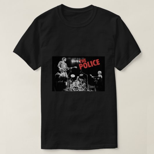 Retro de perfecte band van de politie voor ventila t-shirt (Design voorkant)