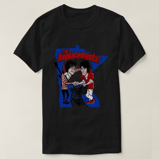 Retro de vervangingsband - cadeaumuziek voor altij t-shirt (Design voorkant)