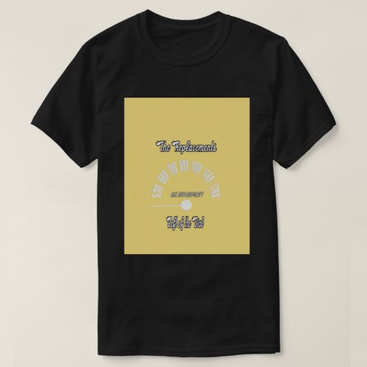 Retro de vervangingsband muziekcode voor ventilato t-shirt (Design voorkant)