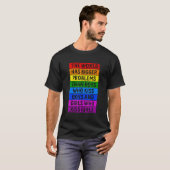 Retro de wereld heeft grotere problemen dan homo l t-shirt (Voorkant volledig)