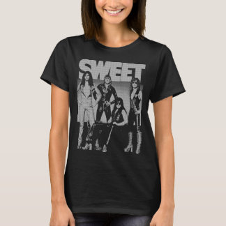 Retro de zoete band Geweldige voor muziekventilat T-shirt