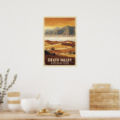 Retro Death Valley National Park Poster (Keuken)