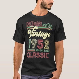 Retro December 1952 Oldie maar Goodie 69th T-shirt