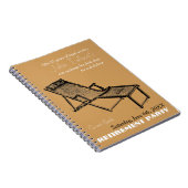 Retro Deckstoel Pensioenpartij Notitieboek 1 (Rechterzijde)
