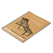 Retro Deckstoel Pensioenpartij Notitieboek 1 (Linkerzijde)