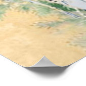 Retro  deco dame kerstavond poster (Hoek)