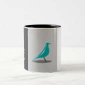 Retro Decor Tweekleurige Koffiemok (Center)