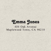 Retro Decoratief Elegant Eenvoudig Zelfinktende Stempel