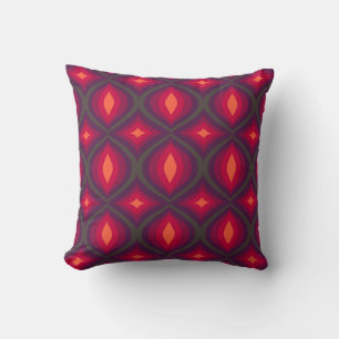Retro decoratieve kussen, stijl van 70 en 60 jaar kussen
