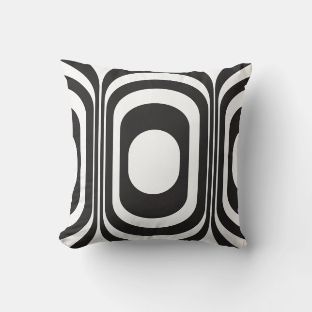 Retro decoratieve kussen van 70 en 60 jaar (Voorkant)