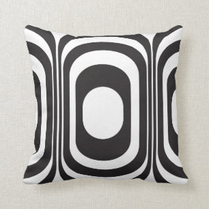 Retro decoratieve kussen van 70 en 60 jaar